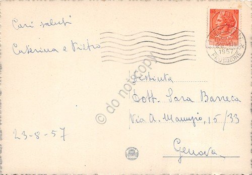 Cartolina Fiuggi Panorama 1957 | Immagine Gallery 2