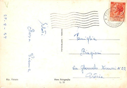 Cartolina Fiuggi Vedutine