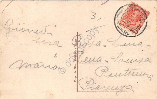 Cartolina Fiume Istria Viale Mussolini auto d'epoca tram | Immagine Gallery 2