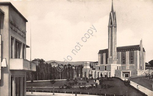 Cartolina Fiume Italiana Tempio Votivo di Cosale Circolo Rionale