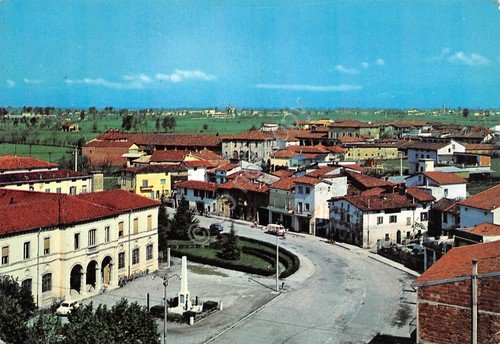 Cartolina Flero Brescia panorama parziale
