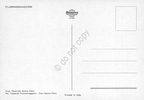 Cartolina Fluminimaggiore panorama paese | Immagine Gallery 2