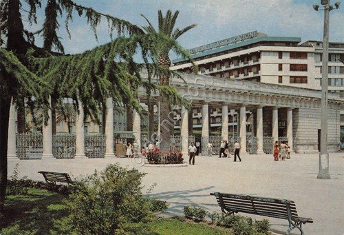 Cartolina Foggia Giardini Pubblici interno animata anni '70 | Immagine principale