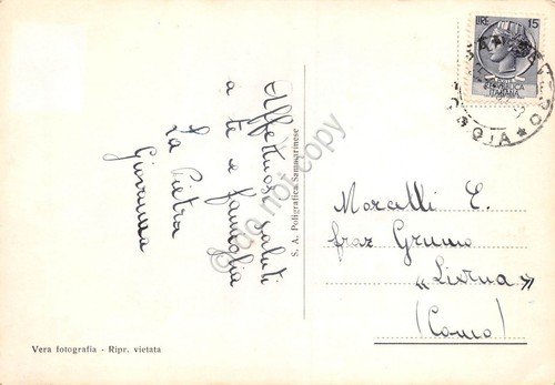 Cartolina Foggia Istituto Marcelline colorata animata anni '60 | Immagine Gallery 2