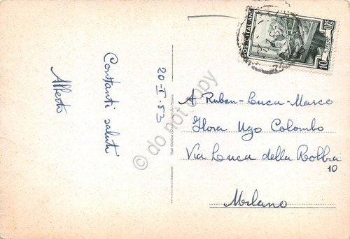 Cartolina Foggia Piazza Cavour Viale XXIV Maggio 1953 | Immagine Gallery 2