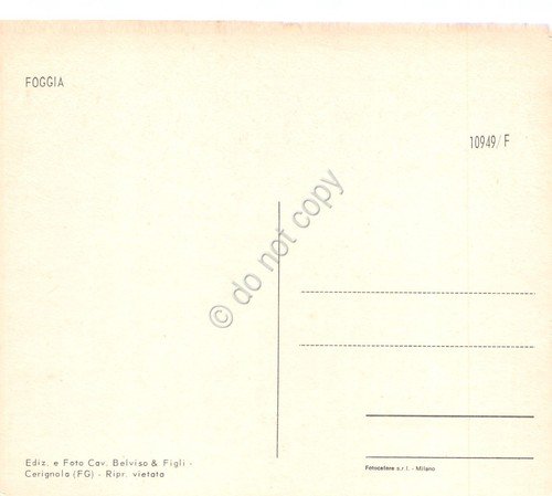 Cartolina Foggia vedute varie della città anni '70 | Immagine Gallery 2