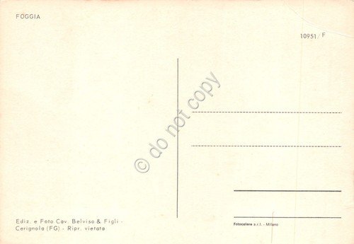 Cartolina Foggia vedute varie della città vie case anni '70 | Immagine Gallery 2