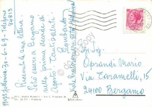 Cartolina Follonica vedute fuochi artificiali 1969 (Grosseto) | Immagine Gallery 2