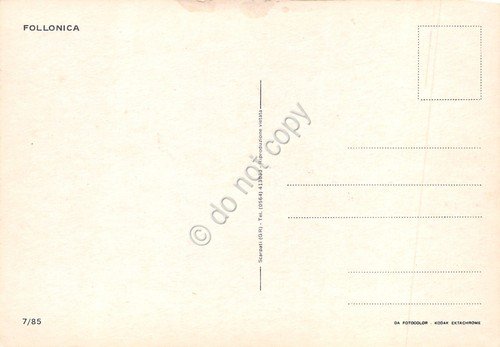 Cartolina Follonica vista alberghi e case da terrazza anni '80 | Immagine Gallery 2