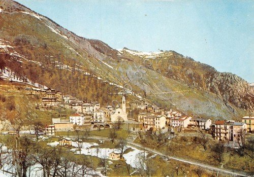 Cartolina Fontane Cuneo Panorama