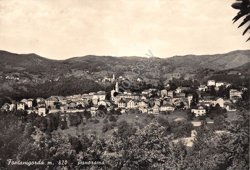 Cartolina Fontanigorda Panorama 1962