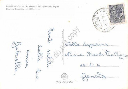 Cartolina Fontanigorda S. Rocco e Pan di Zucchero