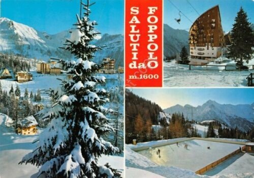 Cartolina Foppolo vedute varie impianti sportivi 1980 (Bergamo) | Immagine principale