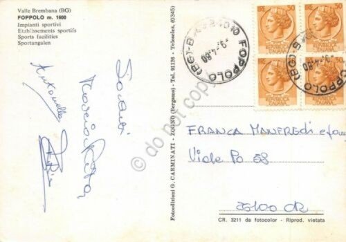 Cartolina Foppolo vedute varie impianti sportivi 1980 (Bergamo) | Immagine Gallery 2