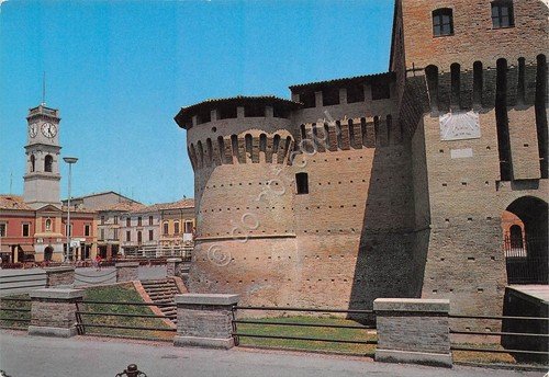 Cartolina Forlimpopoli Rocca degli Ordelaffi e Piazza | Immagine principale