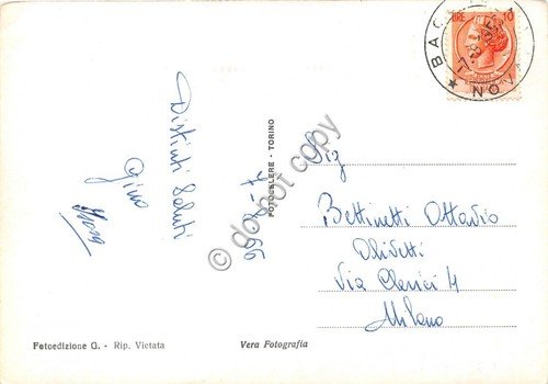 Cartolina Formazza La Cascata 1956