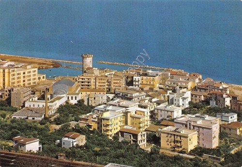 Cartolina Formia panorama ferrovia case edifici mare Torre anni '80 | Immagine Gallery 1