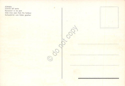 Cartolina Formia scorcio del porto case alberghi Ristorante Corallo anni … | Immagine Gallery 2