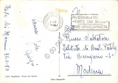Cartolina Forte dei Marmi Chalet Lido 1950 (Lucca) | Immagine Gallery 2