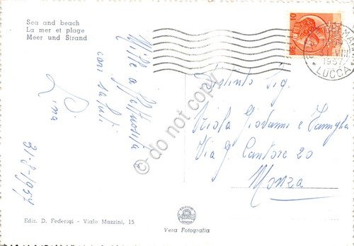 Cartolina Forte dei Marmi Mare s spiaggia panorama dal mare … | Immagine Gallery 2