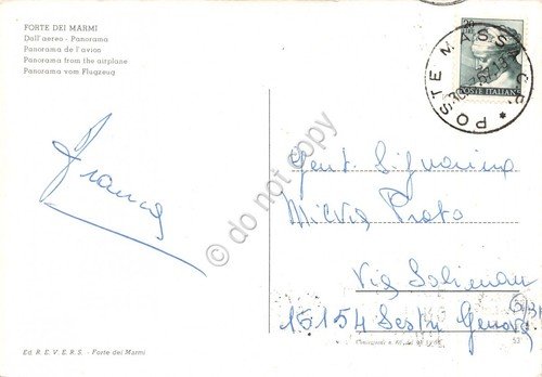 Cartolina Forte dei Marmi Panorama aereo 1967 | Immagine Gallery 2