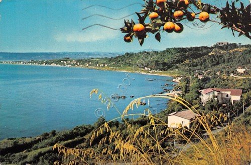 Cartolina Fossacesia panorama case baia 1986 | Immagine principale