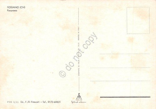 Cartolina Fossano Panorama anni '70 | Immagine Gallery 2