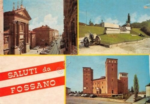 Cartolina Fossano vedute 1978 (Cuneo) | Immagine principale