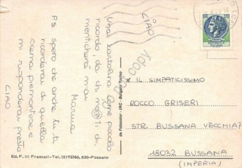 Cartolina Fossano vedute 1978 (Cuneo) | Immagine Gallery 2