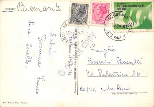 Cartolina Fosseno panorama 1975 (Novara) | Immagine Gallery 2