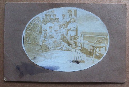 Cartolina Fotografia - Germania Dresda 1915 - Gruppo di Militari … | Immagine principale
