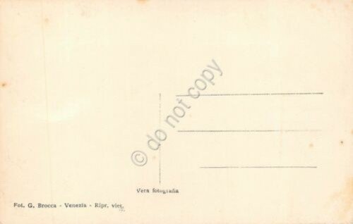 Cartolina fotografica Venezia Chiesa de' Frari Monumento a Caneva