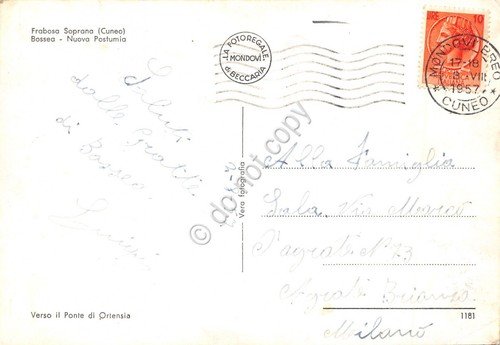 Cartolina Frabosa Soprana Cuneo Bossea Nuova Postumia grotte animata colorata
