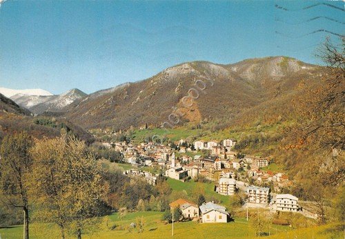 Cartolina Frabosa Sottana Panorama Alpi Marittime (Cuneo)
