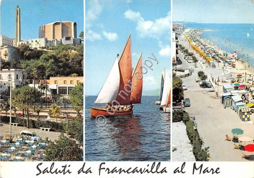 Cartolina Francavilla al Mare Saluti da Vedutine (Altre tematiche) | Immagine principale