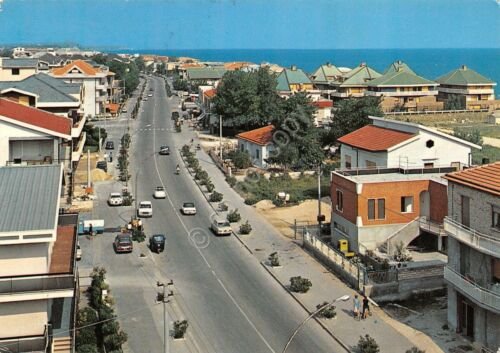Cartolina Francavilla al Mare Viale Alcione (Chieti)