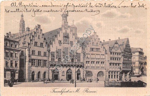Cartolina Frankfurt - Romer - 1915