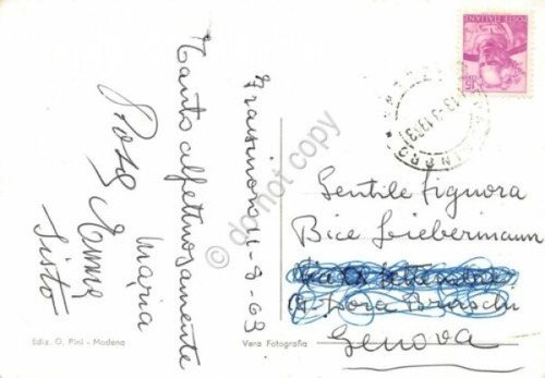 Cartolina Frassinoro Panorama 1969