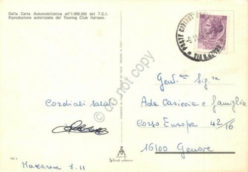 Cartolina Fregene vedute e mappa 1973 | Immagine Gallery 2