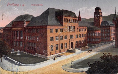 Cartolina Freiburg Universitat 1922 | Immagine principale