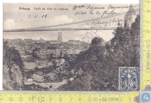 Cartolina Fribourg - Vallee du Pont du Gotteron - Vg …