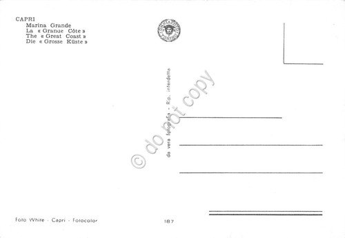 Cartolina Furore Costiera Amalfitana spiaggia dall'alto barche animata | Immagine Gallery 2