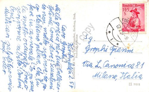 Cartolina Furstenfeld Hauptplatz 1957