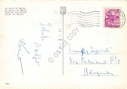 Cartolina Gabicce 4 Vedute 1963 (Pesaro) | Immagine Gallery 2