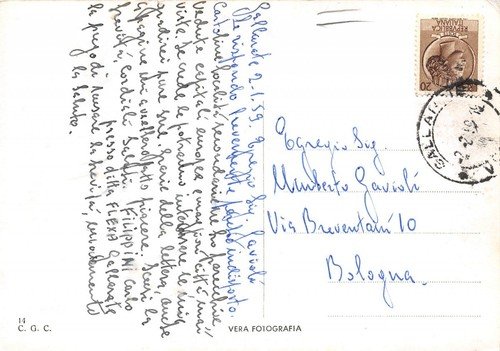 Cartolina Gallarate Basilica San Pietro Interno 1959 | Immagine Gallery 2