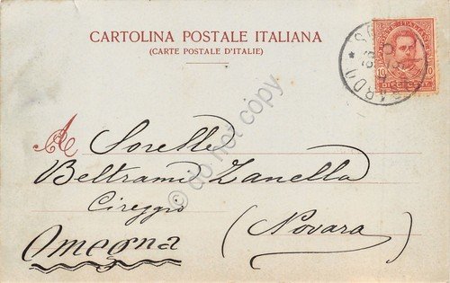 Cartolina Gallarate Panorama 1900 circa | Immagine Gallery 2