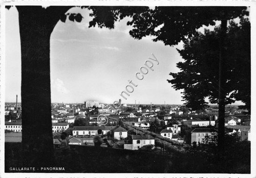 Cartolina Gallarate Panorama (Varese)
