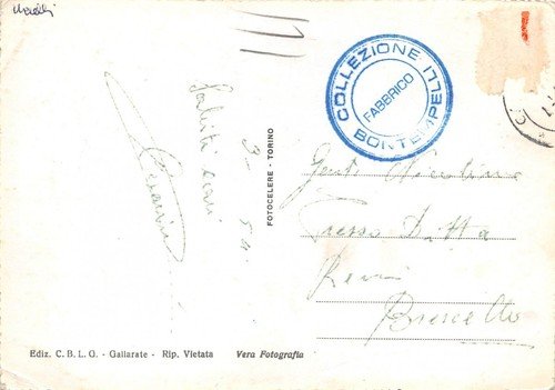 Cartolina Gallarate Veduta di Crenna 1954