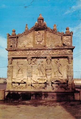 Cartolina Gallipoli Fontana Greco Romana 1975 (Lecce)