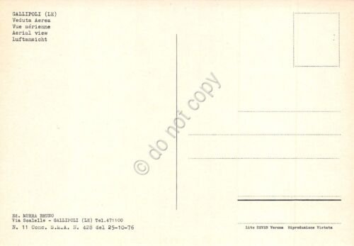 Cartolina Gallipoli Panorama aereo